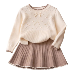 30.png Khaki Skirt & Shorts Set