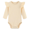 Apricot Collared Baby Romper