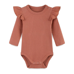 41.png Brown Cap-Style Baby Romper