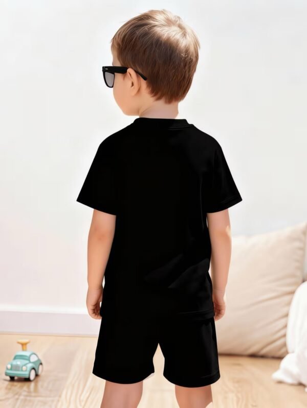 4917f8910f954de2aca46baf6936f15f-goods.jpg Playful Cartoon Tee & Shorts Set