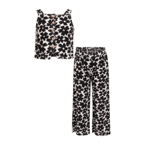 5-1.png Black & White Floral Two-Piece Set