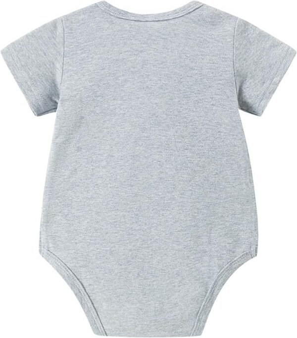 Heather Grey Baby Bodysuit