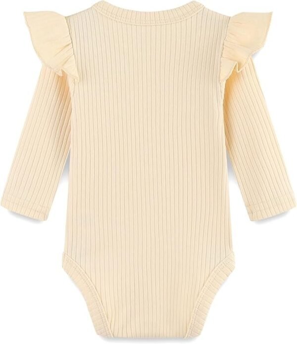 Apricot Collared Baby Romper