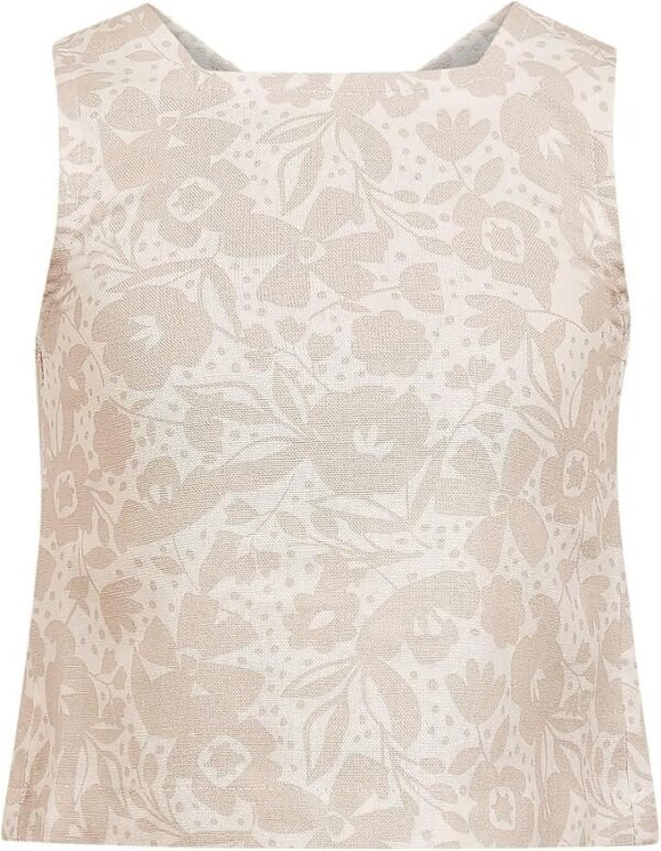 81-x2RJzqrL._AC_SX679_.jpg Beige Floral Skirt Set