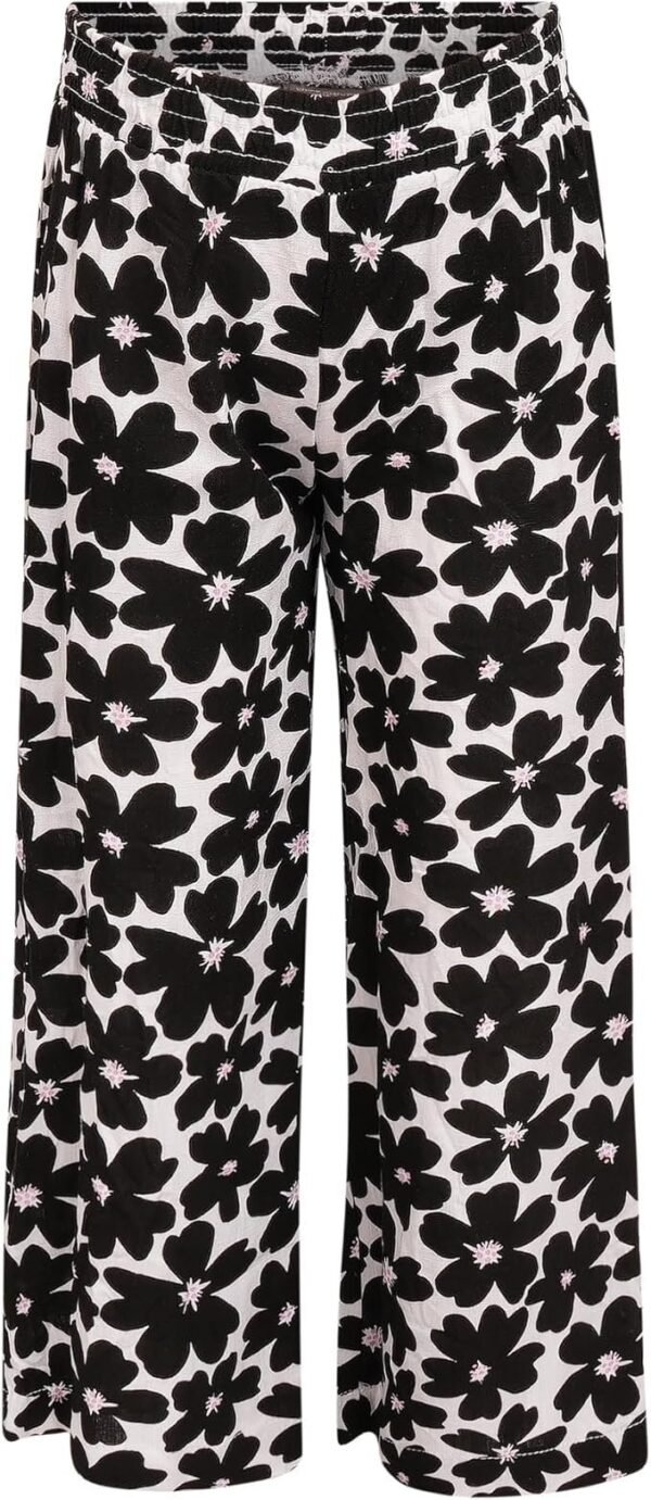 Black & White Floral Two-Piece Set
