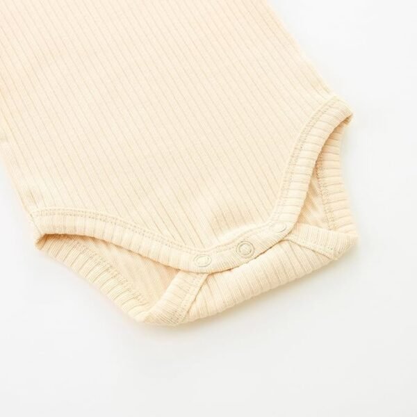 Apricot Collared Baby Romper