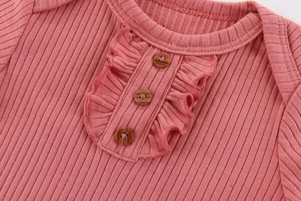 818kVut0RSL._AC_SX679_.jpg Coral Stripe Baby Bodysuit