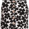 Black & White Floral Two-Piece Set