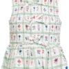 Green & Blue Printed Shorts Set