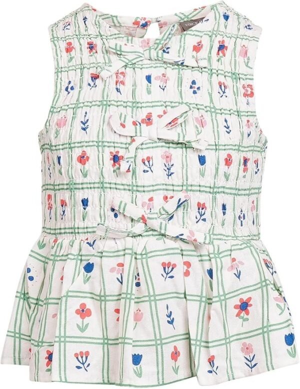 Green & Blue Printed Shorts Set
