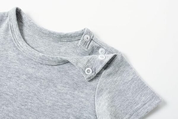 Heather Grey Baby Bodysuit