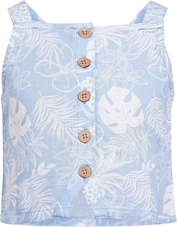 81skp1J2cdL._AC_SX679_.jpg Light Blue Floral Two-Piece Set