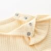 Apricot Collared Baby Romper