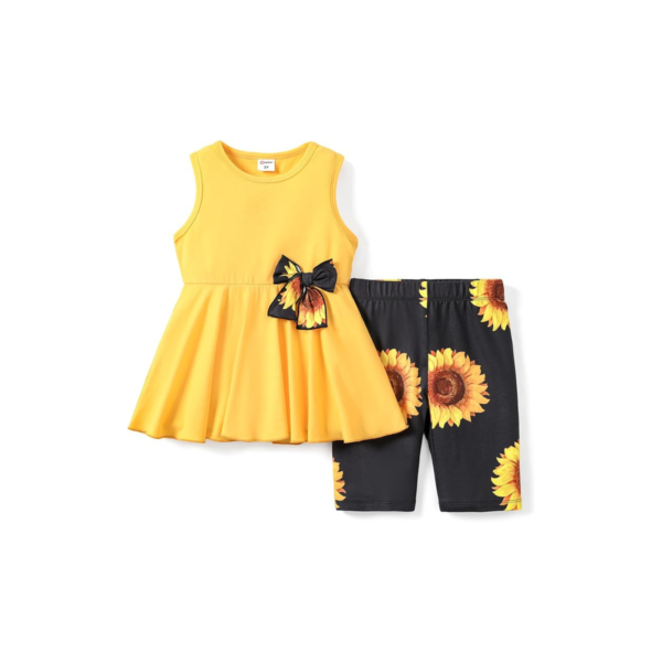 Butterfly Bow Yellow Set