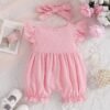 Baby Bow & Polka Dot Bodysuit Set