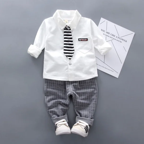 d74dc323553ce5394aeff1b00685d071.webp Little Gentleman Shirt & Tie Set