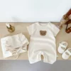 sg-11134201-7qvdv-lfjpdhk7db7uff.webp Bear Waffle Baby Romper Set
