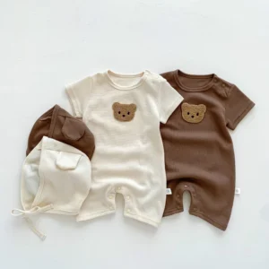 sg-11134201-7qvet-lfjpdgrmj4we2e.webp Bear Waffle Baby Romper Set