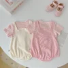 Bunny Stripe Baby Romper