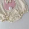 Bunny Stripe Baby Romper