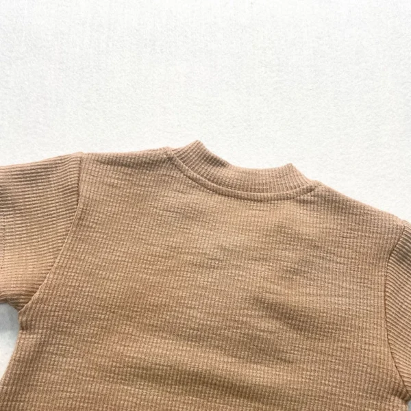 Little Bear Print Baby Romper